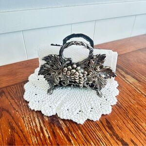 Godinger Silver Grape Leaf Napkin Holder
